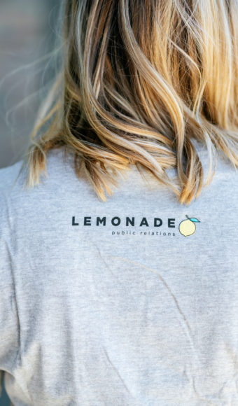Back of Grey Pocket Tee
